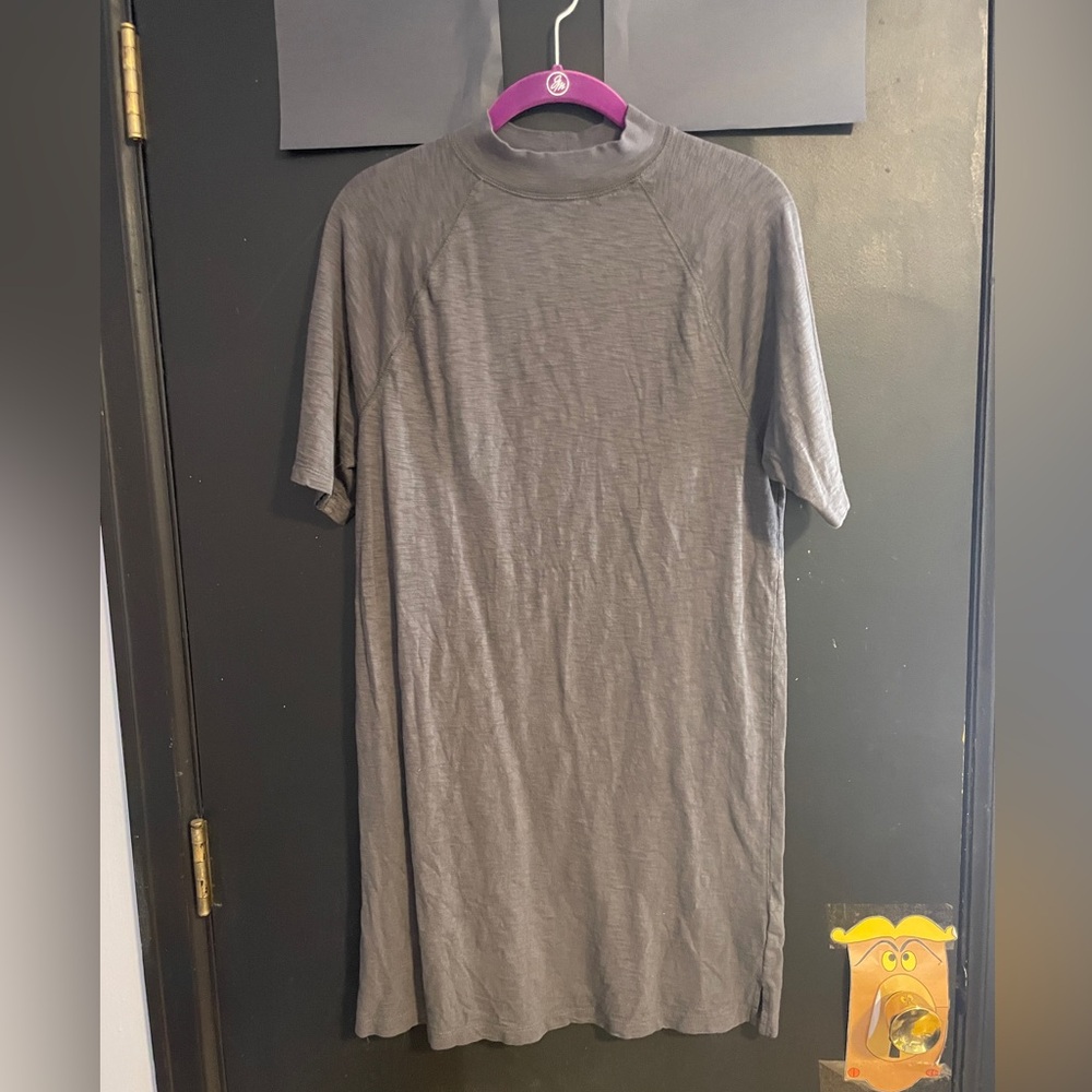 Women's Gray Short Sleeve dress